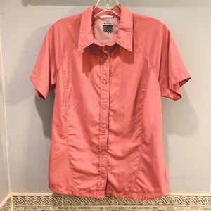Columbia Short Sleeve quick Dry Shirt, M EUC